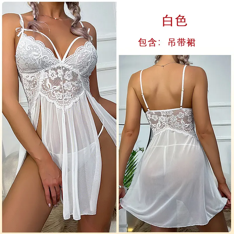 lace babydoll lingerie set